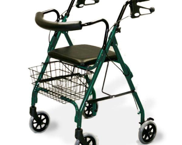 Adjustable 4 Wheel Folding walker